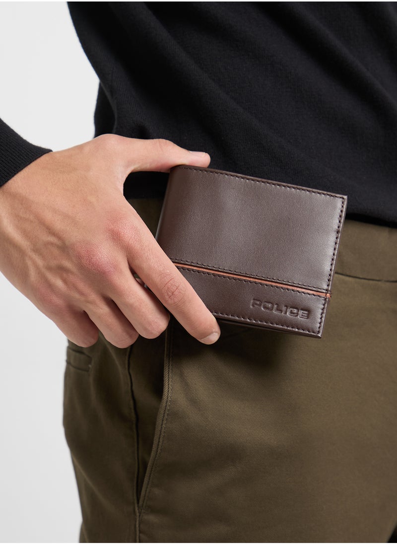 POLICE WALLET SORIA BRN