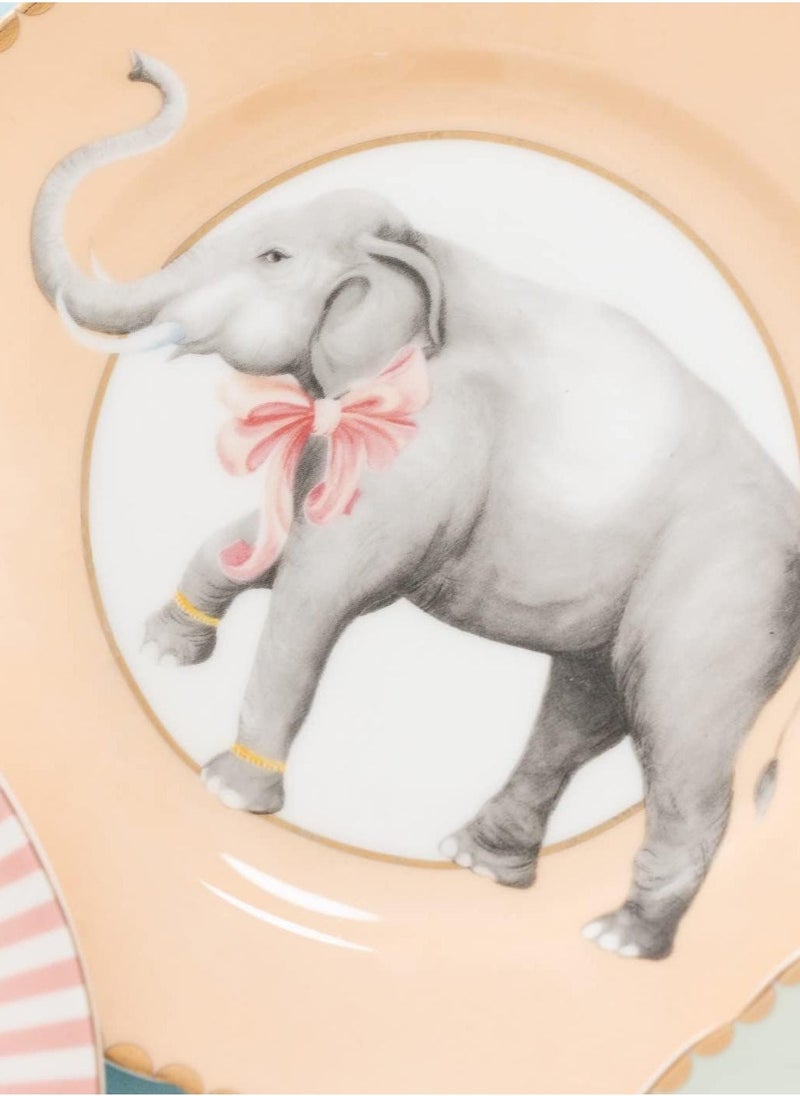 Set of 4 Animal Tea Plates 16cm
