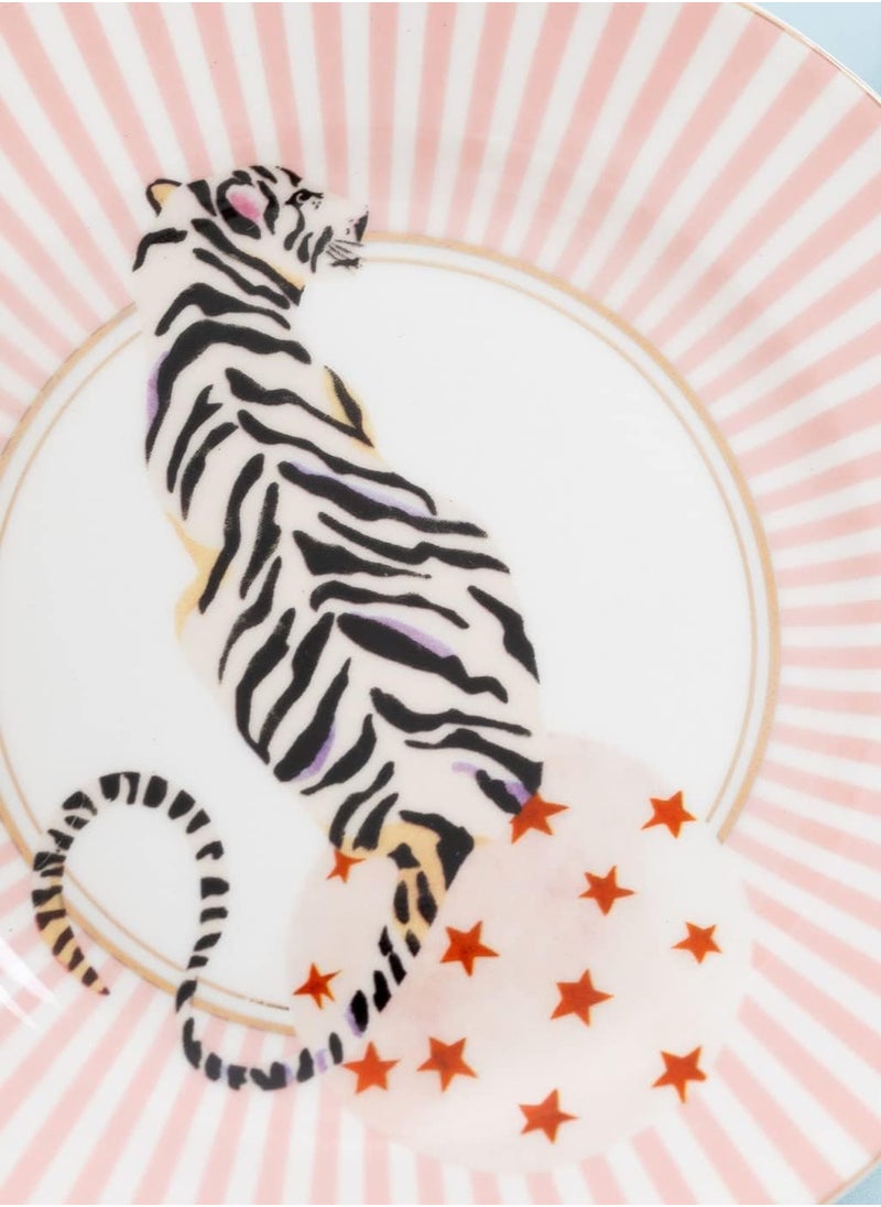Set of 4 Animal Tea Plates 16cm