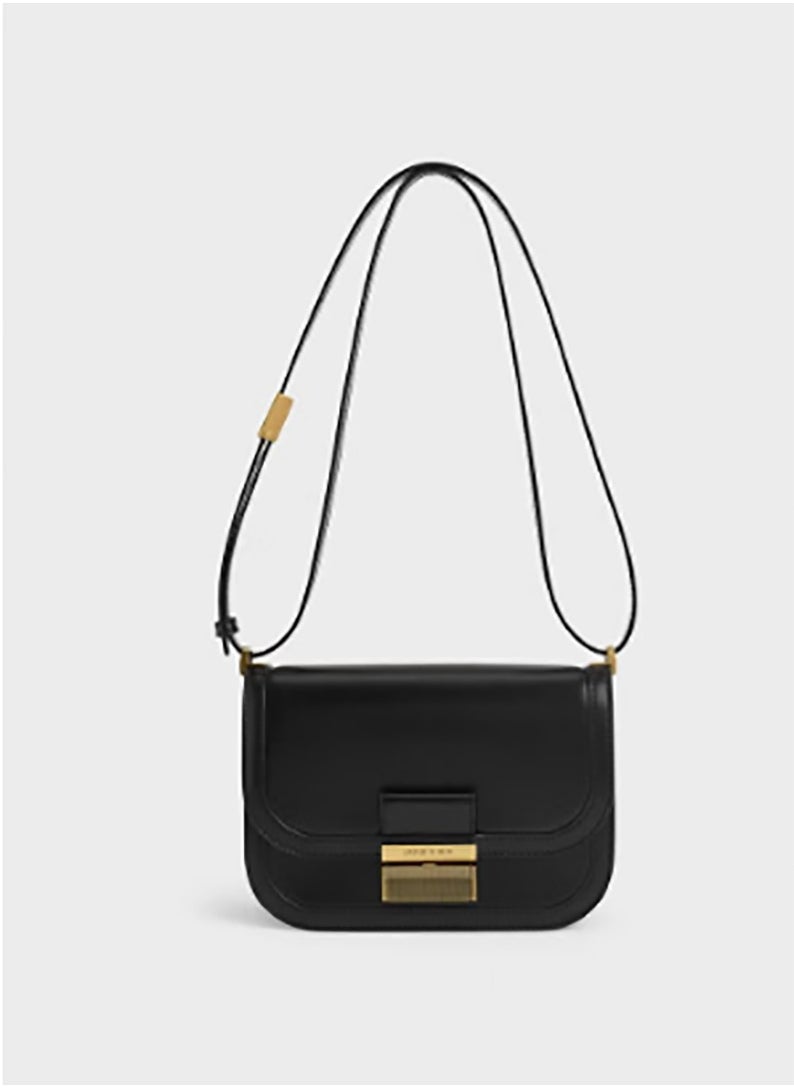 CHARLES & KEITH Charlot Crossbody Bag & Shoulder Bag - Black