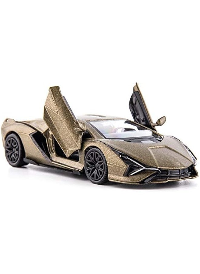 1/36 Scale Lamborghini Sián FKP37 Casting Car Model, Zinc Alloy Toy Car for Kids, Pull Back Vehicles Toy Car for Toddlers Kids Boys Girls Gift