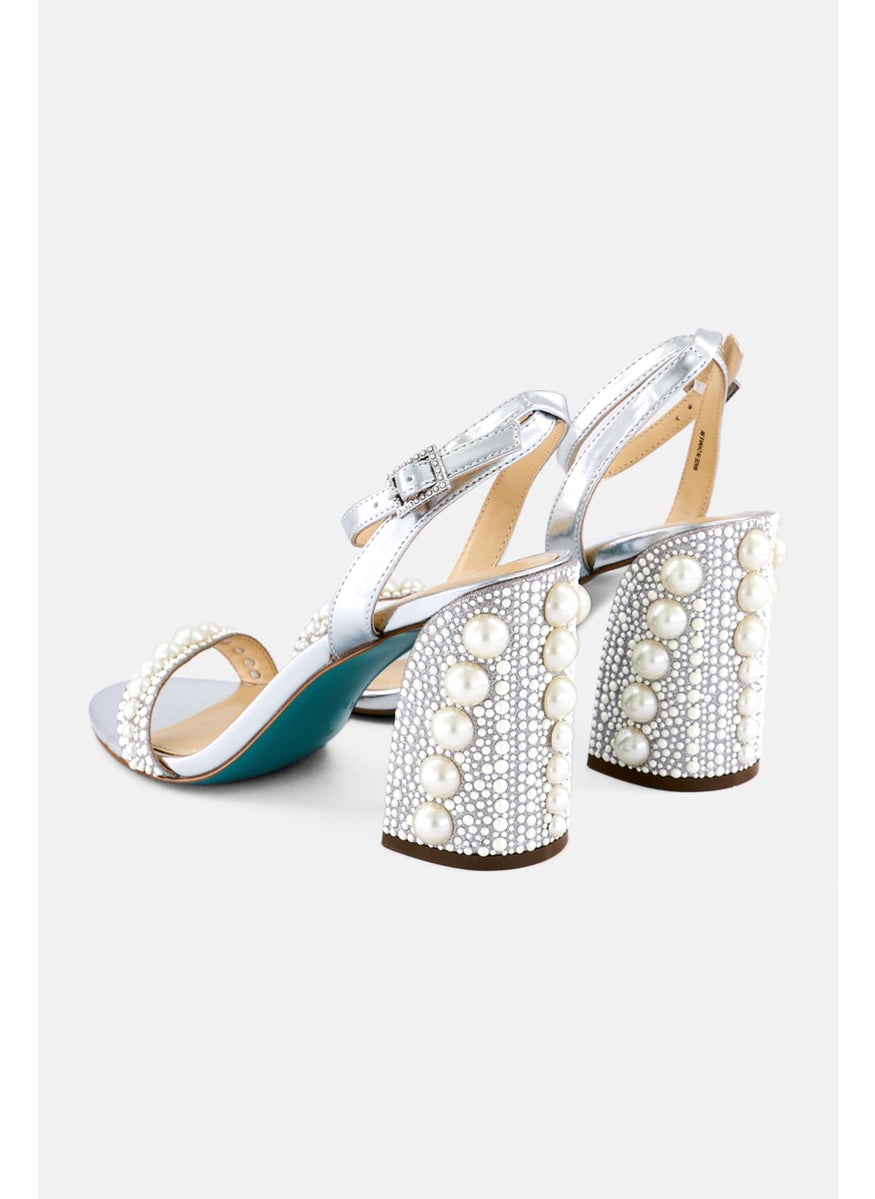 Women Sb Lexi Adjustable Sandals, Silver