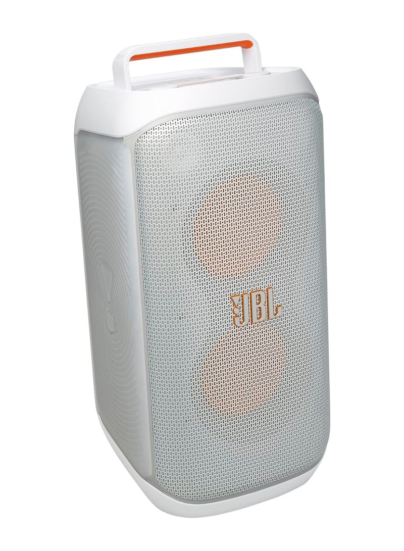 PartyBox Club 120 Wireless Party Speaker,+ PBM100 Wired Dynamic Vocal Mic with Cable JBLPBCLUB120SWUK+JBLPBM100BLK White