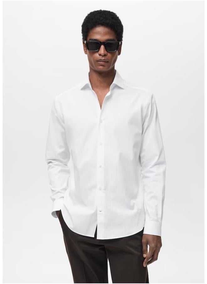 Casual Regular-Fit Cotton Shirt