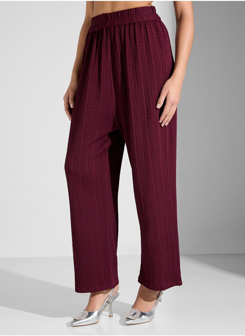 COLLARED NECK 3PCS SET