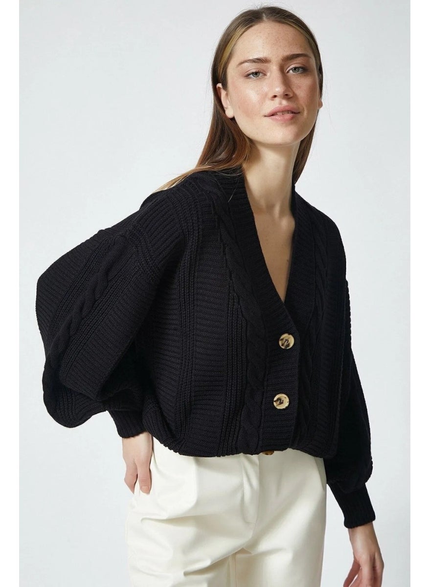 Women's Clothing Buttoned Cardigan