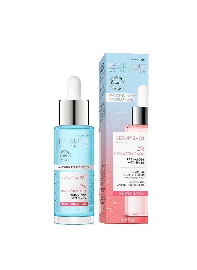 30 Ml Face Serum Shot With 2% Hyaluronic Acid For Moisturization With Lightweight & Nongreasy Texture For All Skin Type To Reduce Wrinkles & Fine Lines