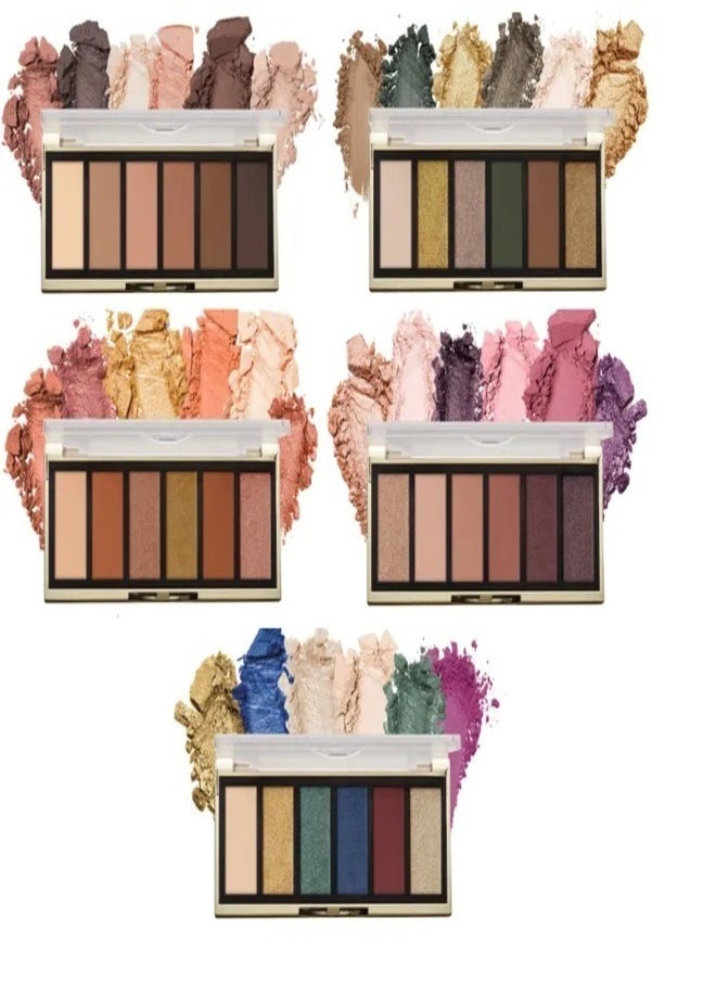 Milani Most Wanted Eyeshadow Palette – 140 Rosy Revenge | 6 Highly Pigmented Shades, Blendable Matte and Shimmer Finishes, Long-Lasting, Travel-Friendly, Vegan & Cruelty-Free