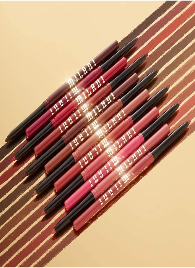 Milani Understatement Lipliner - 190 Sienna Style  – Long-Lasting, Creamy & Smudge-Proof Lip Pencil for Precise Definition