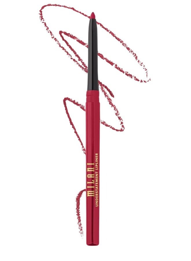 Milani Understatement Lipliner - 200 Sassy Cherry – Long-Lasting, Creamy & Smudge-Proof Lip Pencil for Precise Definition