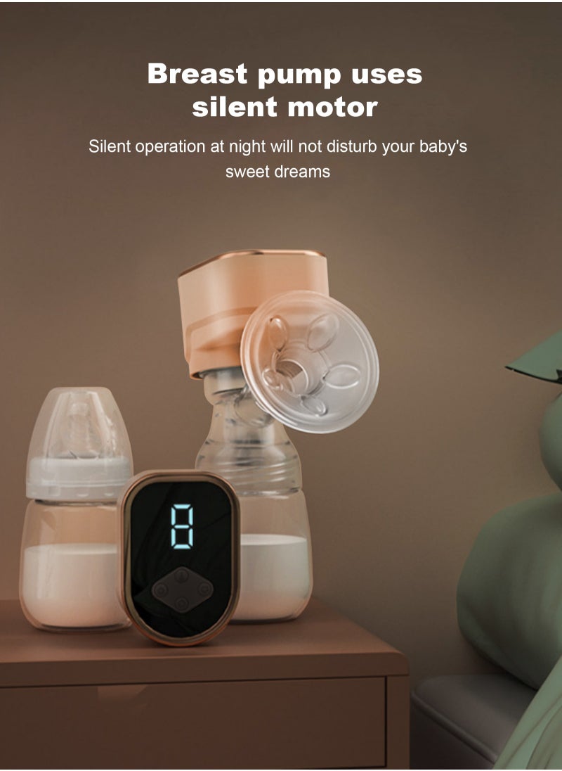 Breast Pump , Wearable Breast Pump, Hands Free Breast Pump, Electric Portable Breast Pump with  3 Modes And 9 Levels, Wireless Breast Pump Hand Free, LCD Display