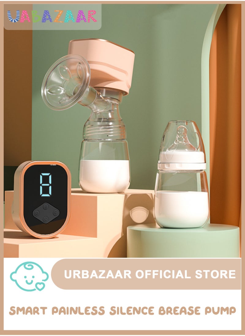 Breast Pump , Wearable Breast Pump, Hands Free Breast Pump, Electric Portable Breast Pump with  3 Modes And 9 Levels, Wireless Breast Pump Hand Free, LCD Display