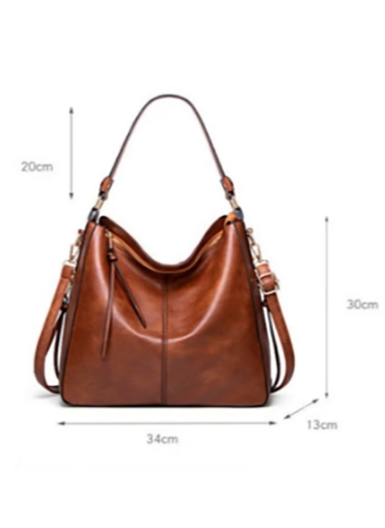 Women's European and American Style Fashion Shoulder Bags, Ladies Casual Retro Handbag Tote Bags Clutch Bag, Large-capacity Crossbody Bag Sling Bag Side Bag Carry Bag