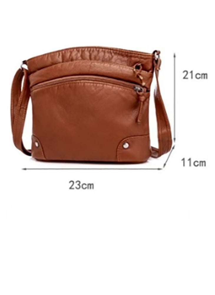 Women's Retro European and American Style Shoulder Bag, Ladies Casual Simple Armpit Bag Sling Bag Side Bag, Solid Color PU Leather Tote Bag Handbag Gift Bag