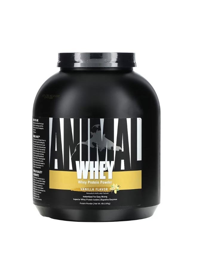 Whey Protein Powder Vanilla 4 lb 1.81 kg