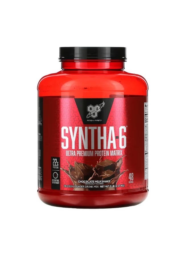 BSN Syntha 6 Ultra Premium Protein Matrix Chocolate Milkshake 5 lbs 2.27 kg