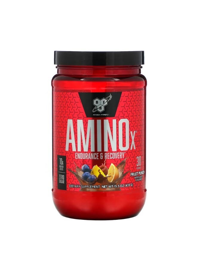 BSN AminoX Endurance And Recovery Fruit Punch 15.3 oz 435 g