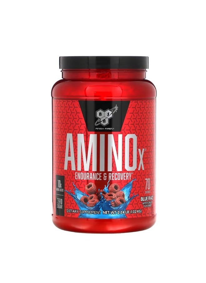 BSN AminoX Endurance And Recovery Blue Raz 2.24 lb 1.01 kg