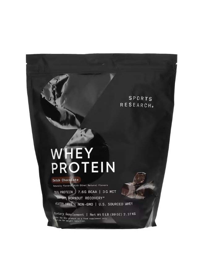 Whey Protein Dutch Chocolate 5 lb 2.27 kg