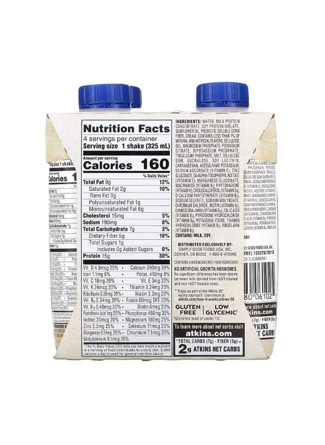 ProteinRich Shake Creamy Vanilla 4 Shakes 11 fl oz 325 ml Each