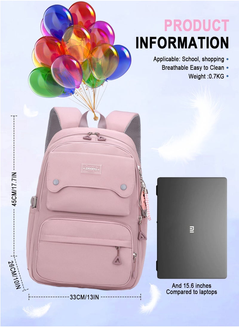 Lightweight Basic Backpack For High School,College Bookbag For Womens and Men,Travel Laptop Backpacks For Teen ,School Bag Casual