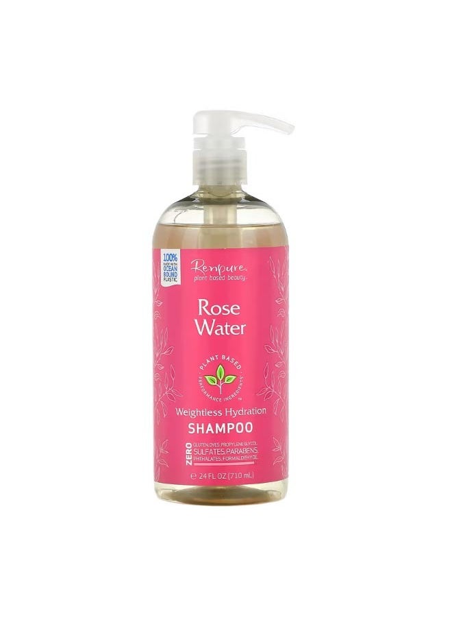 Rose Water Shampoo 24 fl oz 710 ml