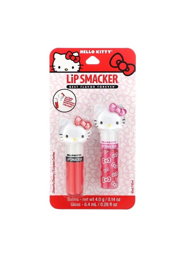 Hello Kitty Lip Balm and Gloss 2 Pieces