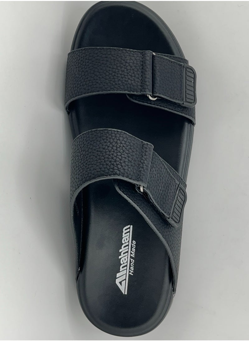 Handmade Arabic Men's Sandals – Dual Strap Comfort Fit