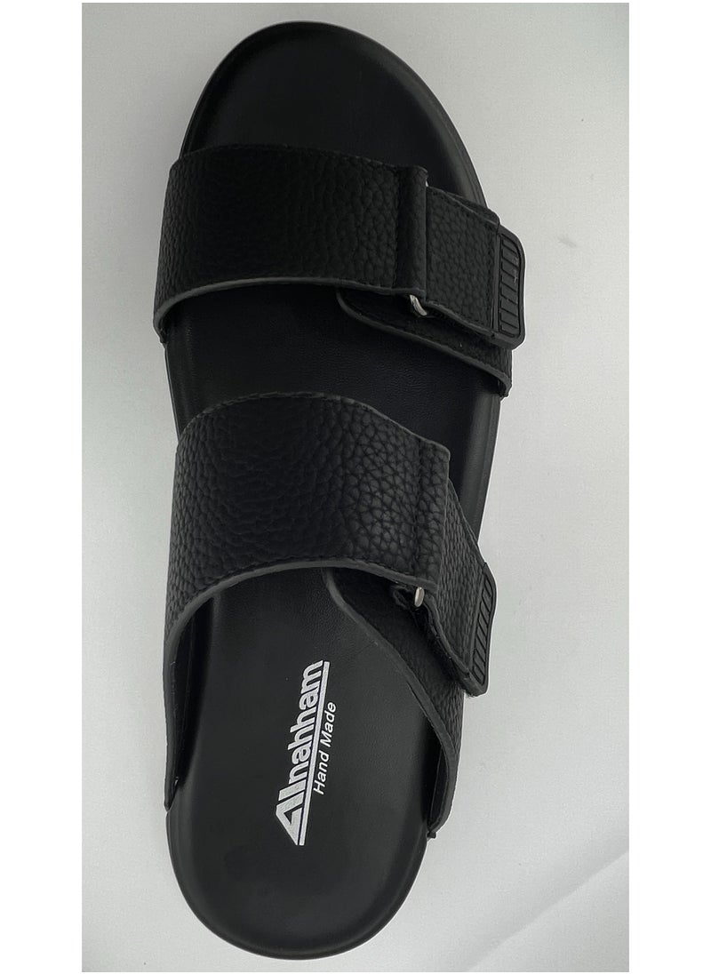 Handmade Arabic Men's Sandals – Dual Strap Comfort Fit