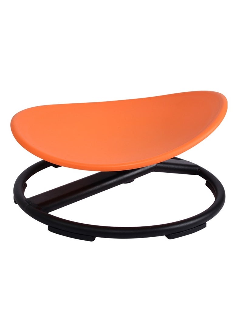 Rotating Chair Indoor Children's Sensory Integration Training Equipment Home Vestibular Physical Exercise Outdoor Balance Chair Toy Orange