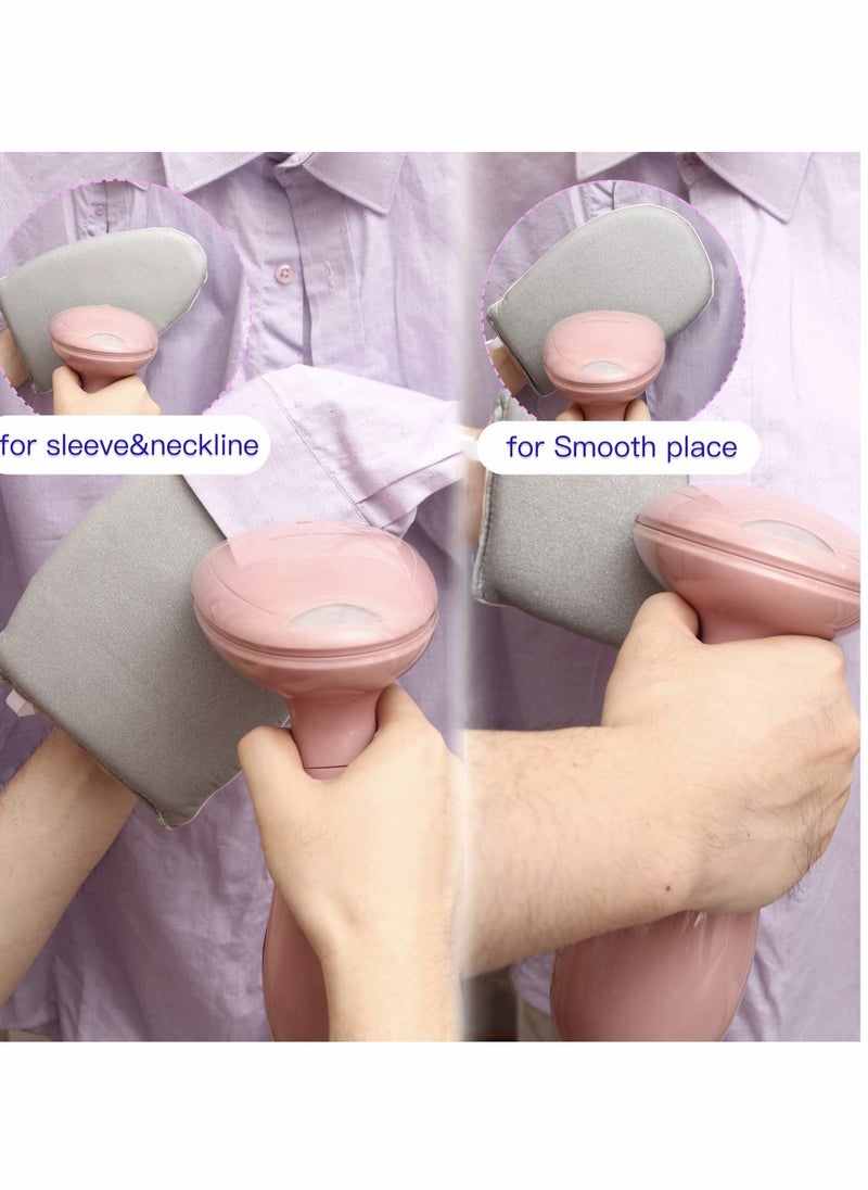 Steamer Glove 2 Pcs Heat Resistant Protective Ironing Glove with Finger Loop for Clothes