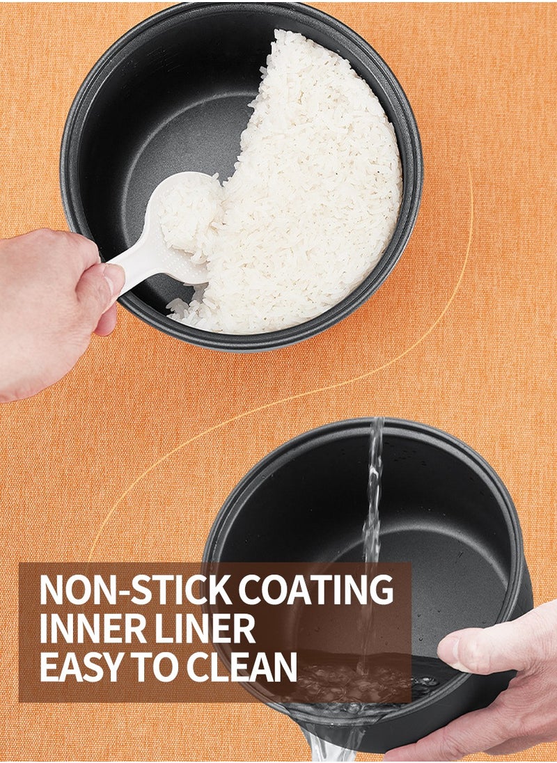 1.2 Liter Mini Multifunctional Non-Stick 200 Watt Small Portable Mechanical Home Rice Cooker for 1-2 People