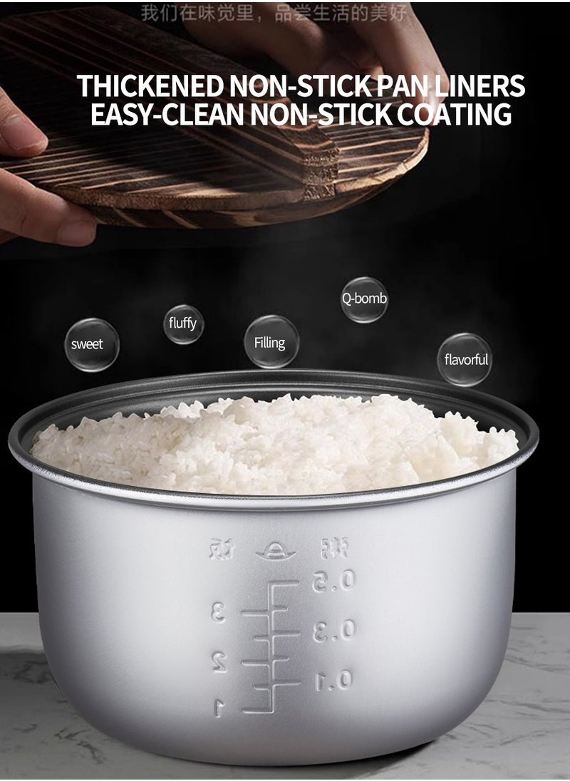 1.2 Liter Mini Multifunctional Non-Stick 200 Watt Small Portable Mechanical Home Rice Cooker for 1-2 People