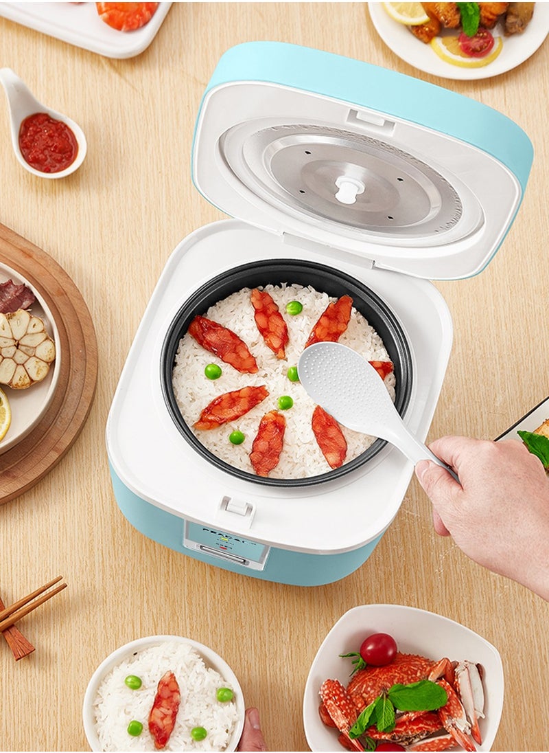 1.2 Liter Mini Multifunctional Non-Stick 200 Watt Small Portable Mechanical Home Rice Cooker for 1-2 People