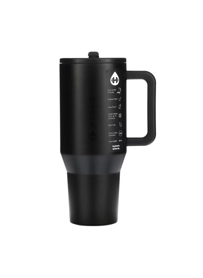 Traveler Tumbler Black 40 oz