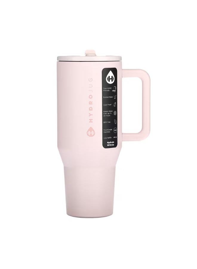Traveler Tumbler Pink Sand 40 oz