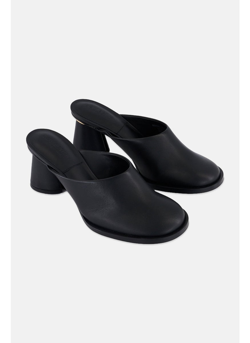 Women Slip On Mules, Black