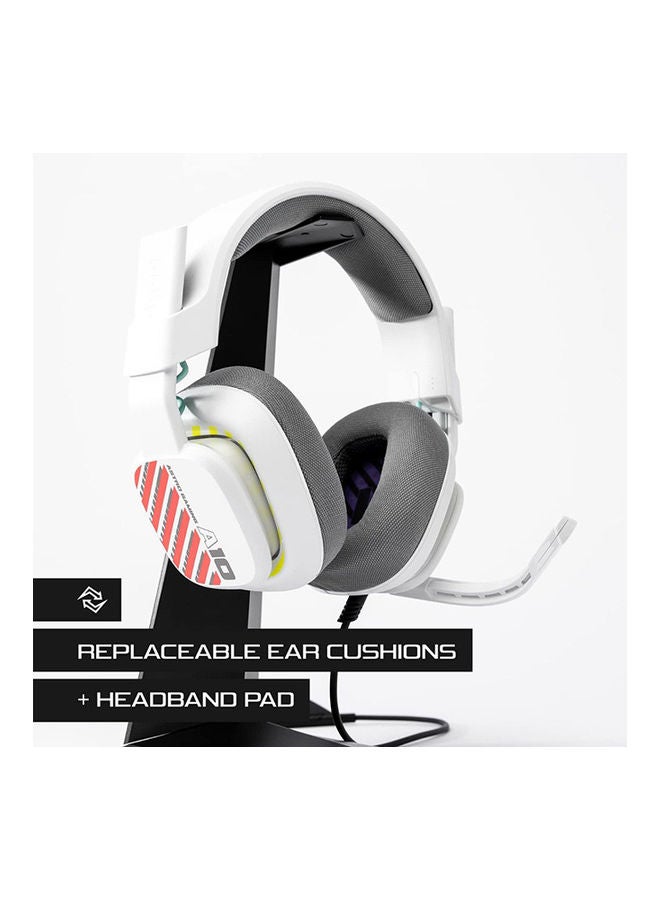 ASTRO A10 Gen 2 White Gaming Wired Headset - PS5