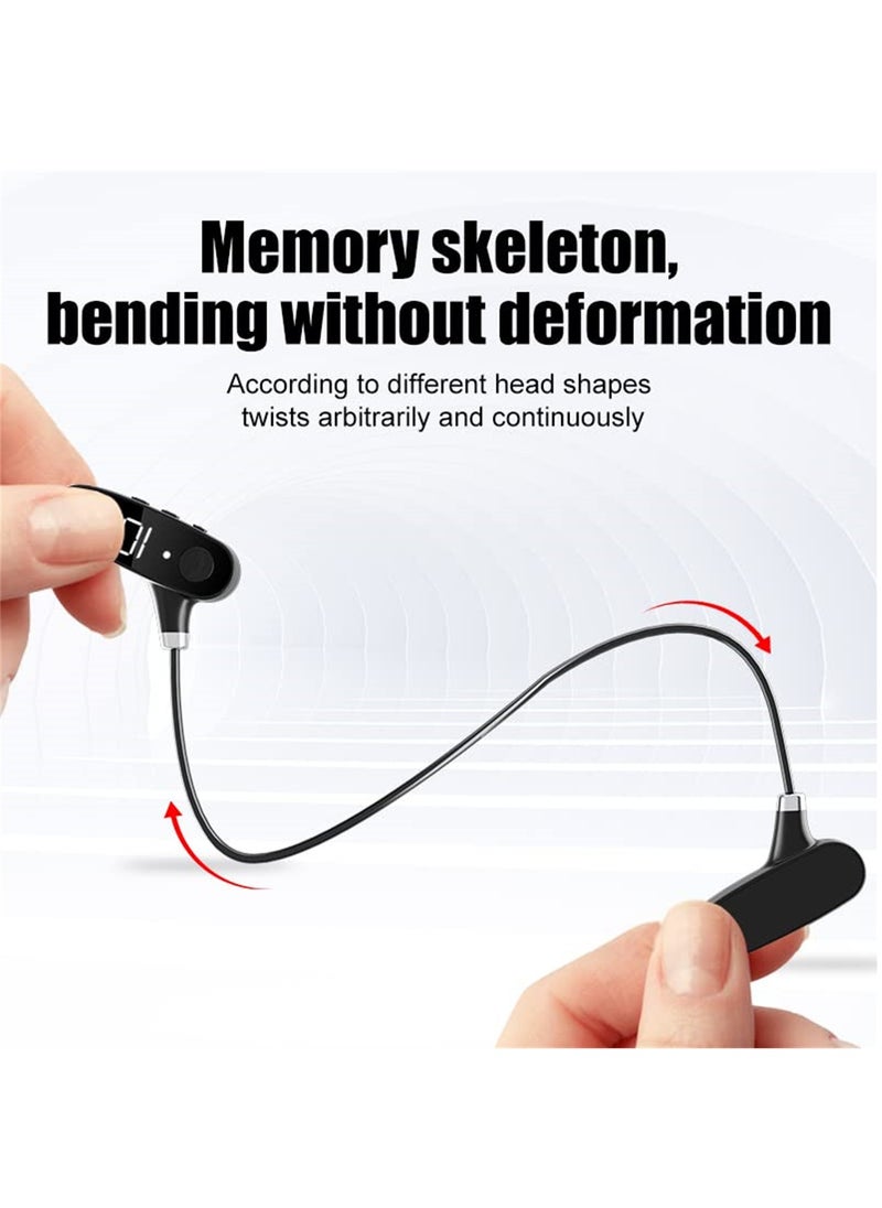 Bone Conduction Headphones Bluetooth Sports Open Ear Wireless Neckphone Headset Sweatproof With Mic For Cycling Running Driving Gym