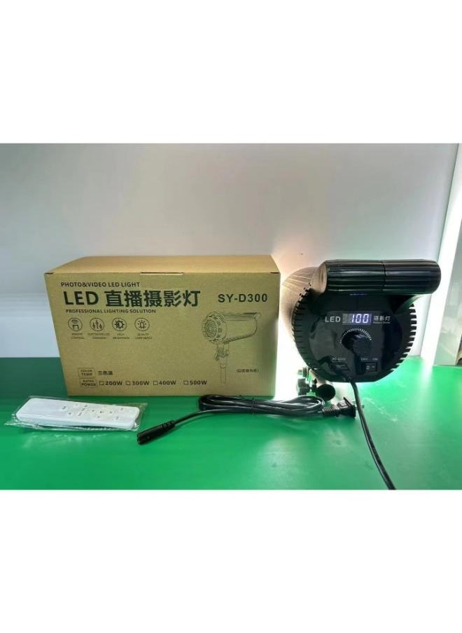 SY-D300 LED Professional Photography & Videography Light With Remote Control 100W Photography, Flash Studio Accessories Youtube Live