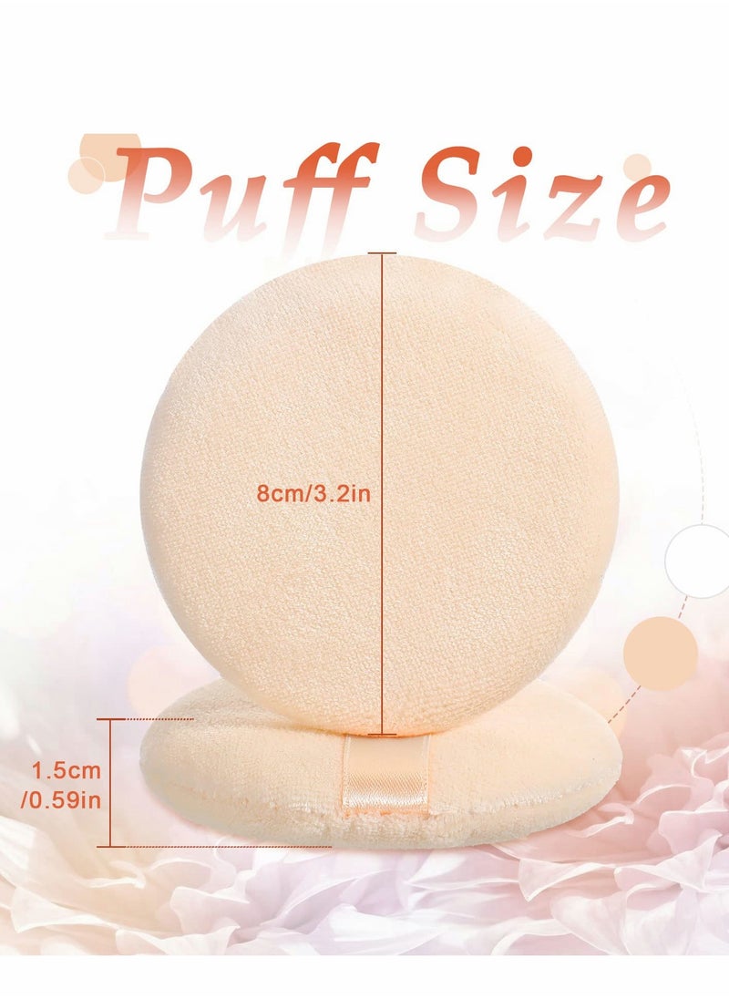 30 Soft Cotton Makeup Puffs - Washable 3.15