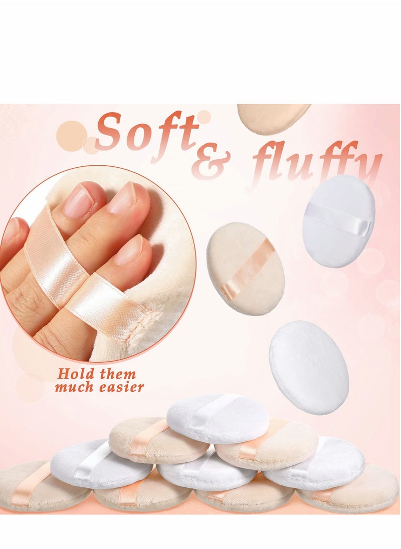 30 Soft Cotton Makeup Puffs - Washable 3.15