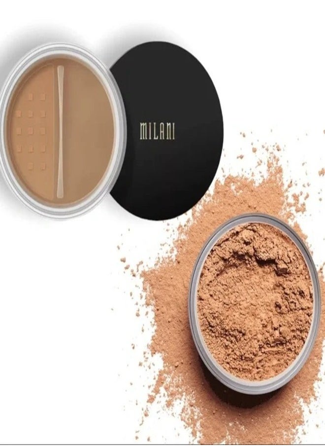 Milani Make It Last Setting Powder - 02 Translucent Medium to Deep (0.12 Ounce) Cruelty-Free Mattifying Face Powder that Sets Makeup for Long-Lasting Wear