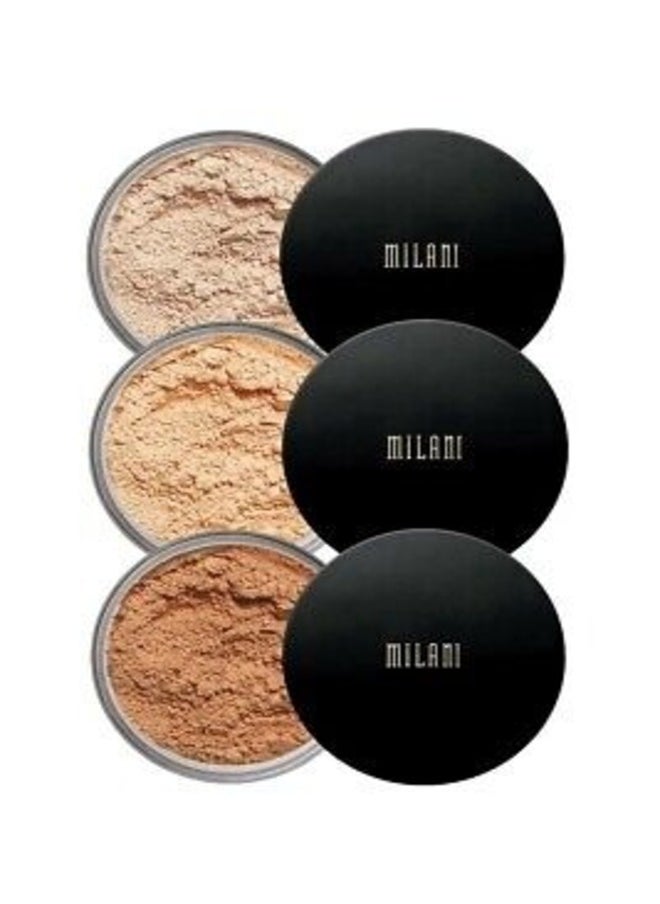Milani Make It Last Setting Powder - 02 Translucent Medium to Deep (0.12 Ounce) Cruelty-Free Mattifying Face Powder that Sets Makeup for Long-Lasting Wear