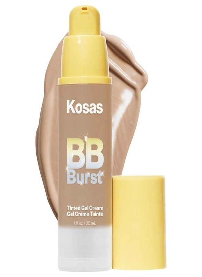 KOSAS BB Burst Tinted Moisturizer Gel Cream with Copper Peptides - Medium Tan Neutral Cool 30 - Medium Tan With Neutral Cool Undertones 30ml