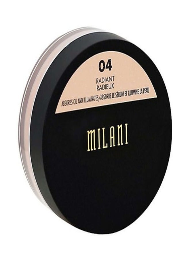 Milani Make It Last Setting Powder - 04 Radiant (0.12 Ounce) Cruelty-Free Mattifying Face Powder that Sets Makeup for Long-Lasting Wear