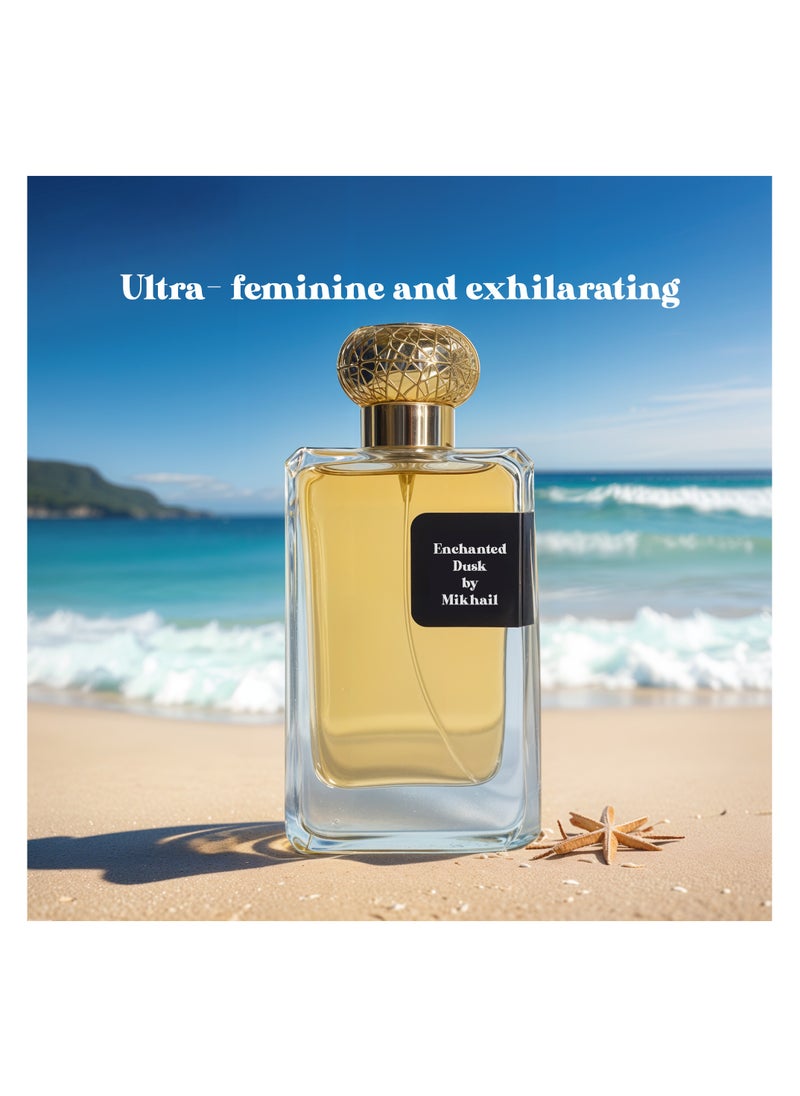ENCHANTED DUSK by Mikhail - 100ml Blended With Floral Notes Bold & Elegant Perfume For Ladies Experience The Allure of Captivating Scent Ladies Perfume Perfect For Any Occasion