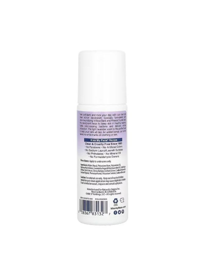 Liquid Rock Roll On Deodorant Lavender 3 fl oz 88 ml