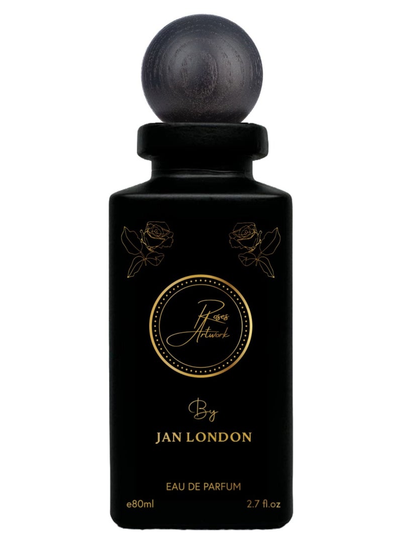 Roses Artwork Perfume: A Romantic Eau De Parfum for Men and Women, 80ml - Indulge in the Elegance of Long-Lasting Floral Bliss