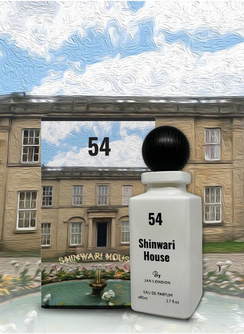 54 Shinwari House Perfume: An Exquisite Eau De Parfum for Men and Women, 80ml - Celebrating Heritage with a Long-Lasting Fragrance Masterpiece
